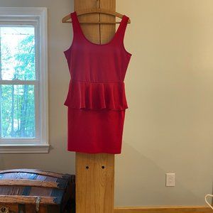 Red cocktail dress